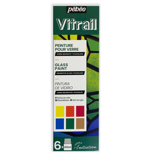 Pebeo Vitrail Glass Paint - Initiation Set Packaging