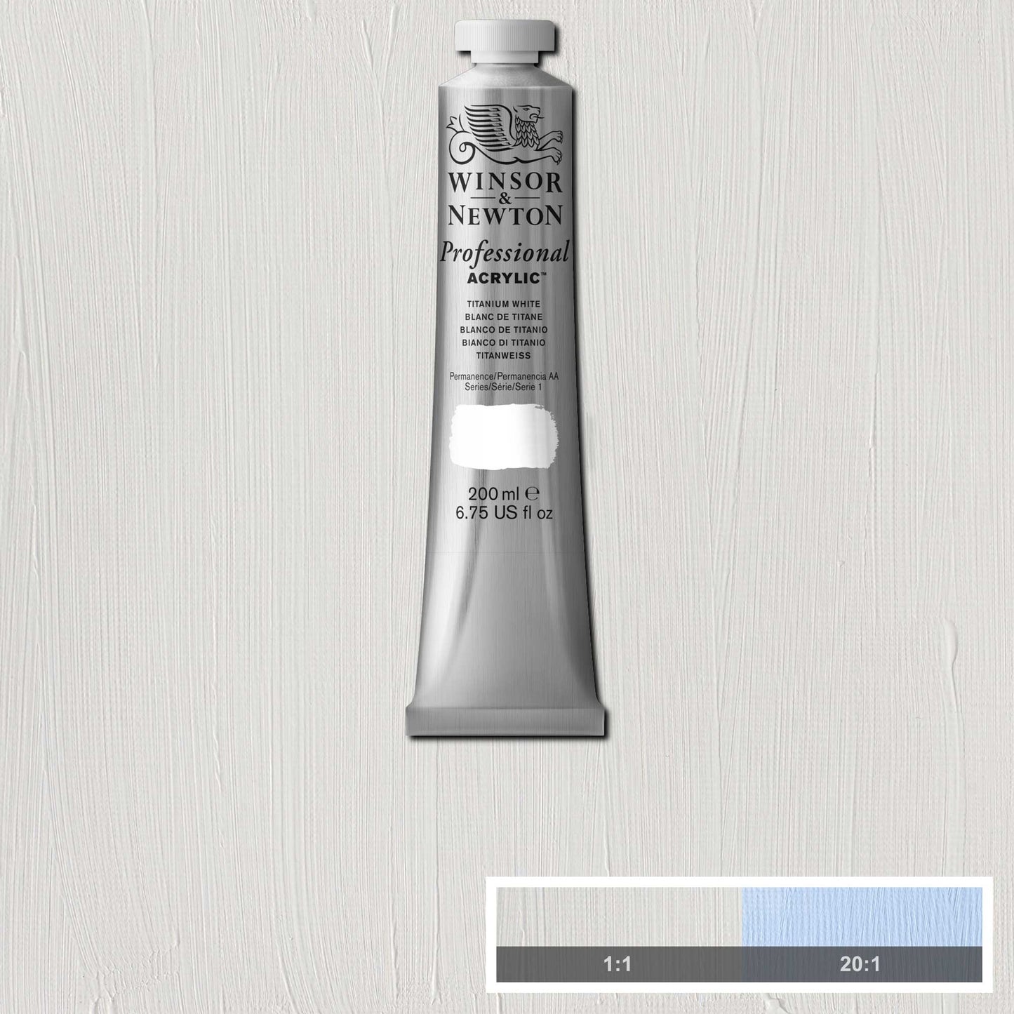 Winsor & Newton Professional Acrylic - Titanium White - 200ml