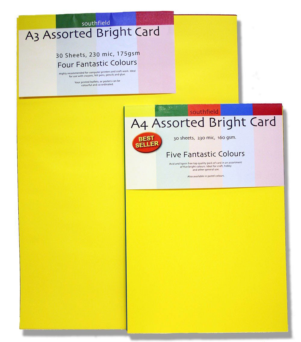 Southfield Assorted Bright Card (A3 &amp; A4 )