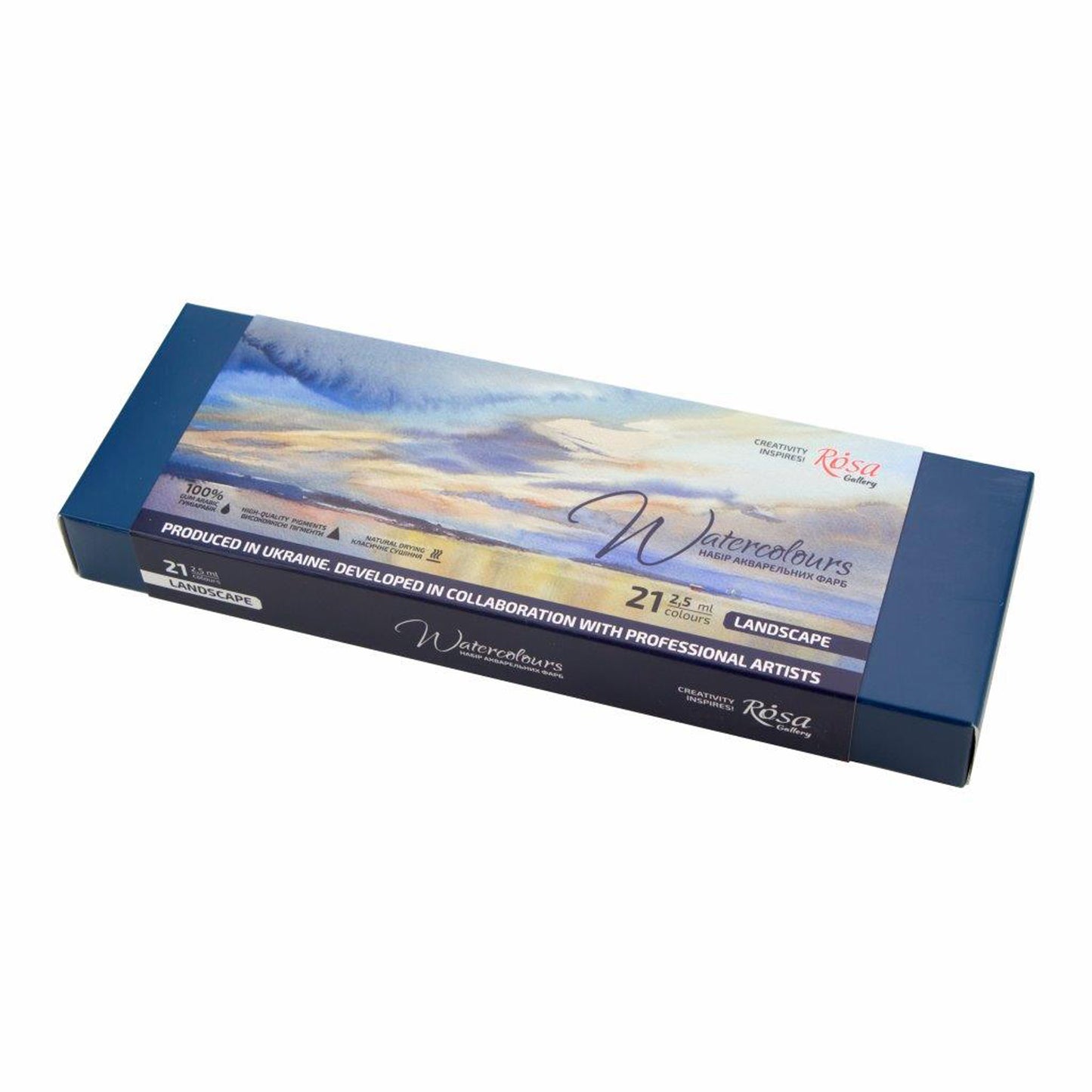 Rosa Gallery Watercolour - Landscape - Box