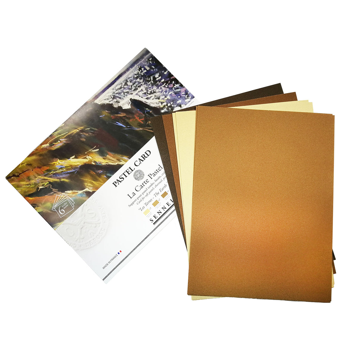 Sennelier Pastel Card 360gsm/170lb 'The Earth Tones'