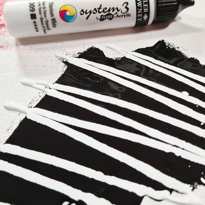 Daler-Rowney System3 Fluid Acrylic Introduction Set Closeup