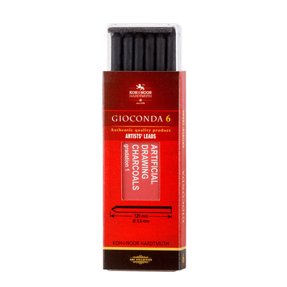 Koh-i-Noor Gioconda 5.6mm Artists' Leads for Lead Holders (Pack of 6)