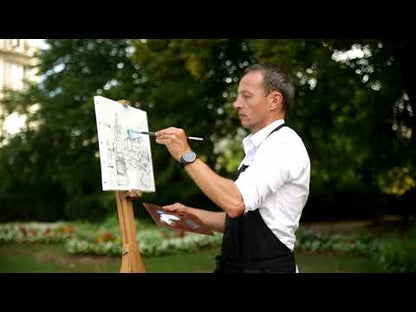 Sennelier Artists' Oil Colour - Wooden Box Set of 12 x 40ml Tubes + Accessories