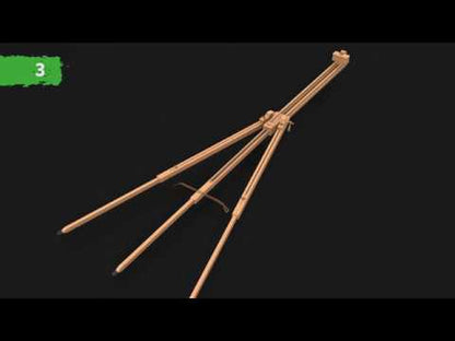 Mabef M29 Wooden Field Easel + FREE Artists' Brush Waist Apron