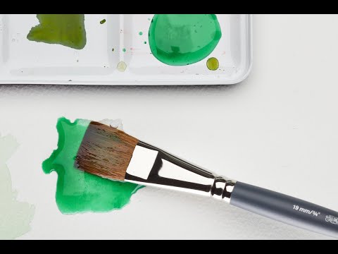 Synthetic Sable Brushes - Video Demonstration