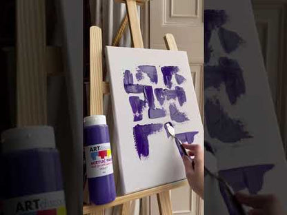 ARTdiscount Acrylic Paint 500ml - Single Colour - Pack of 6