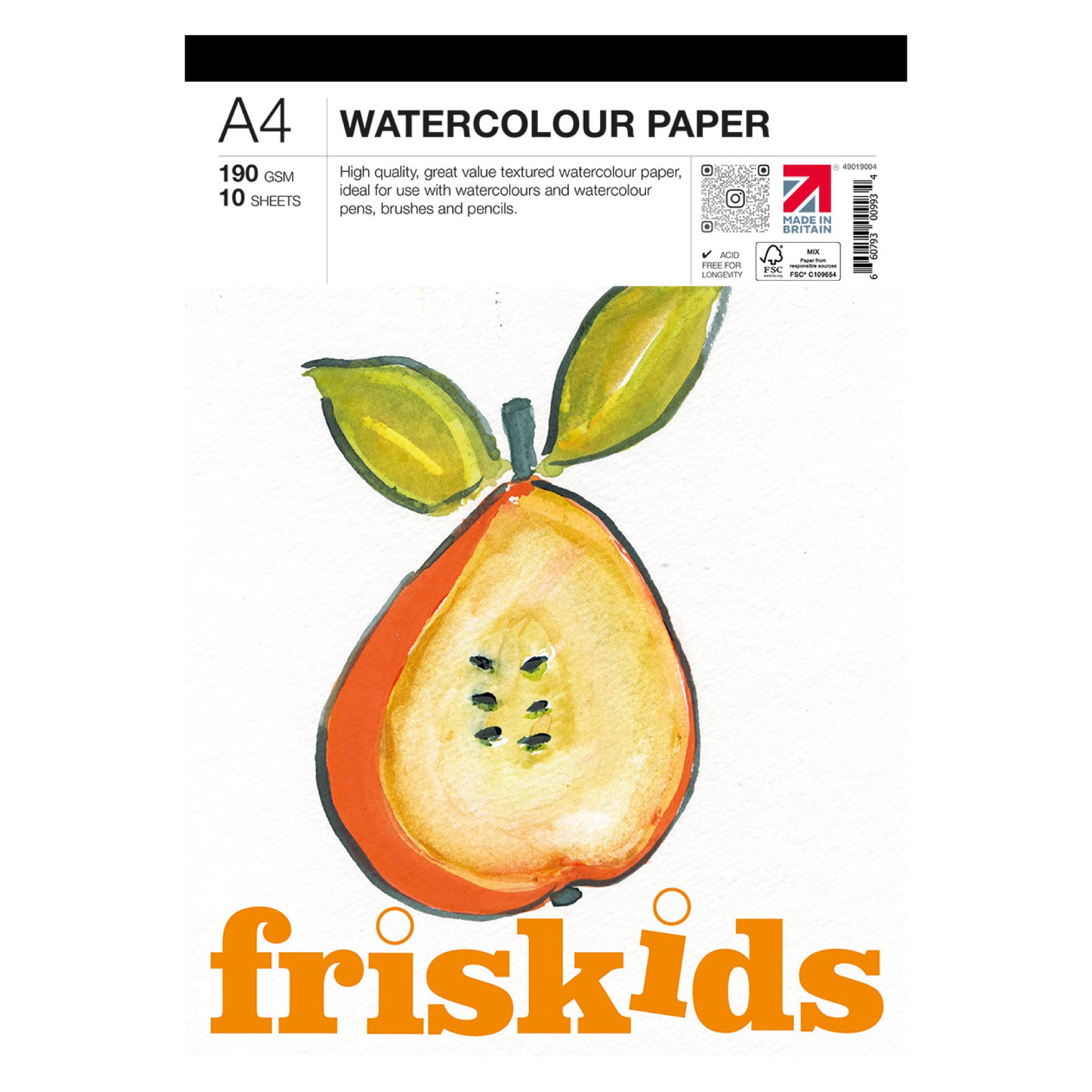 Friskids Watercolour Pads - A4