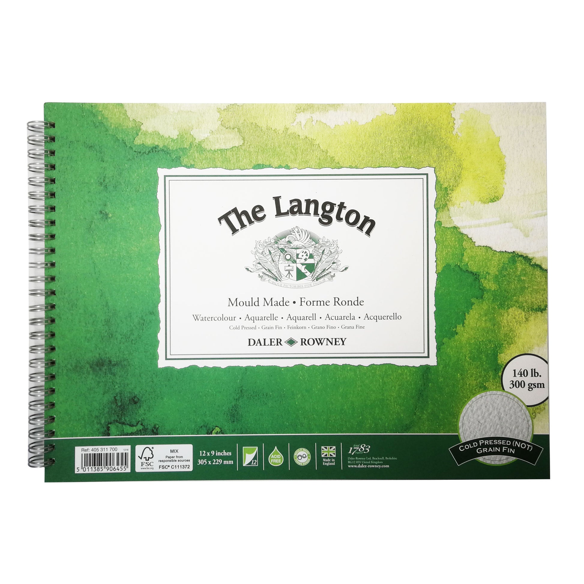 Langton Watercolour Spiral Pads (NOT Surface)