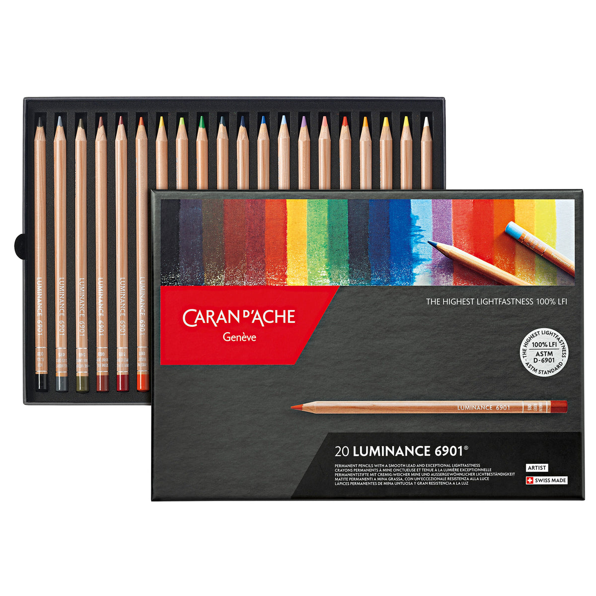 Caran d&#39;Ache LUMINANCE 6901® Box of 20