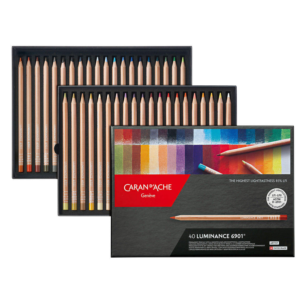 Caran d&#39;Ache LUMINANCE 6901® Box of 40