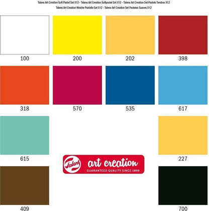 Talens Art Creation Soft Pastel - Set 12