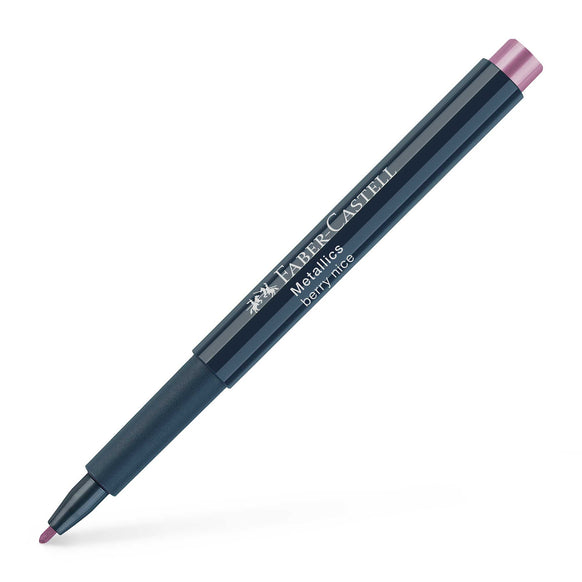 Faber-Castell Metallic Bullet Nib Pen - Pink