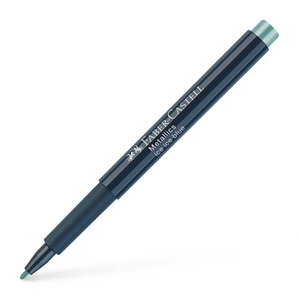 Faber-Castell Metallic Bullet Nib Pen - Blue