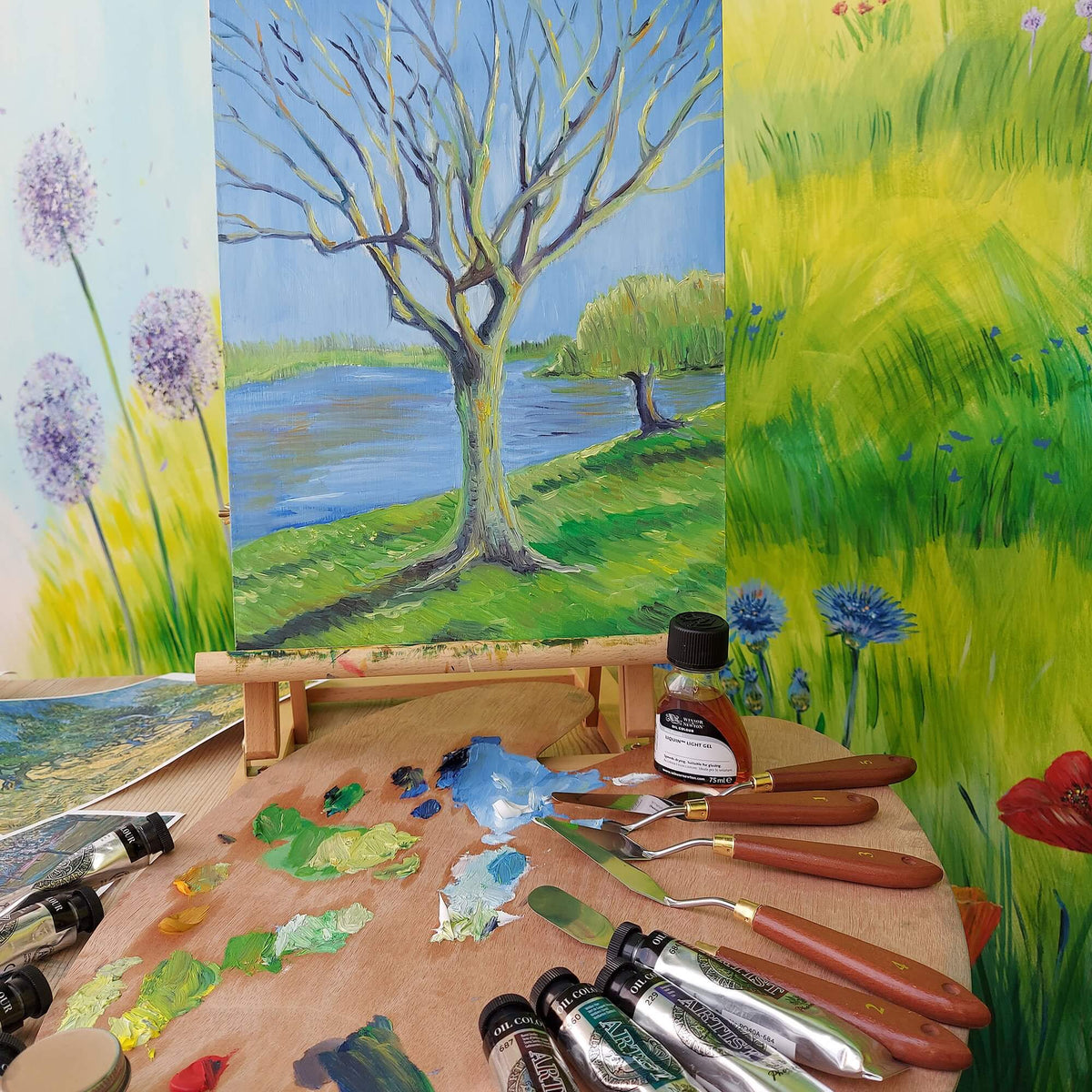 ARTdiscount Oil Paint Set 12 x 40mls Tubes