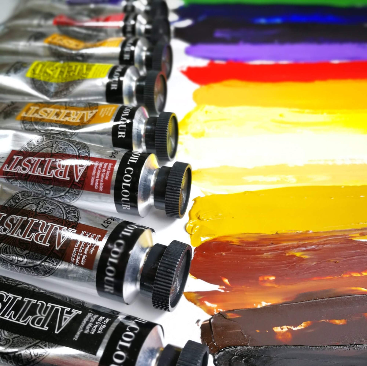ARTdiscount Oil Paint Set 12 x 40mls Tubes