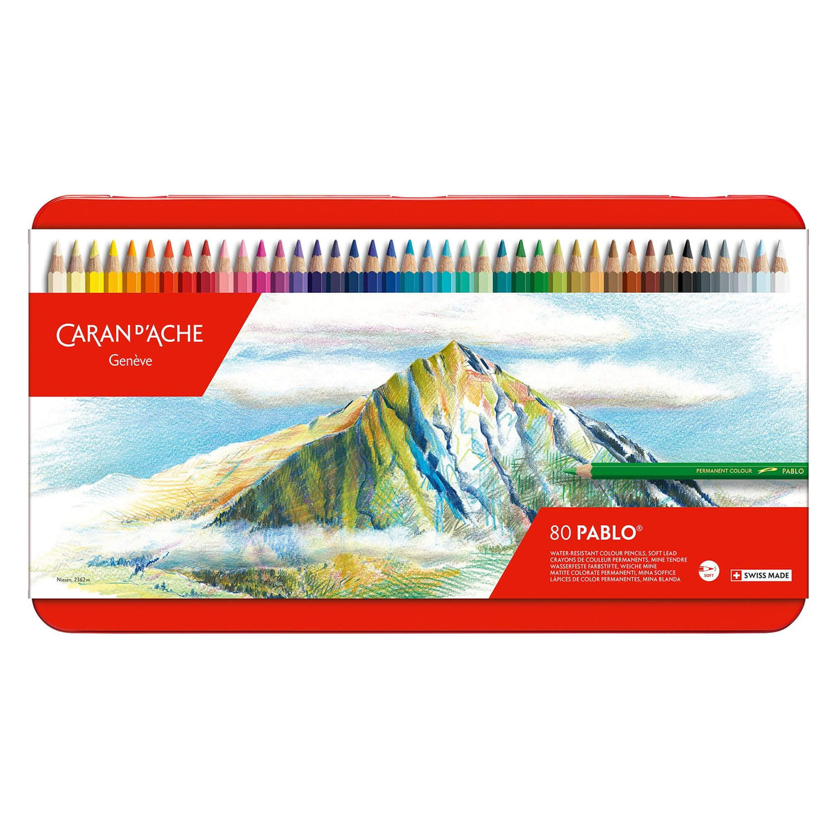 Caran d&#39;Ache Pablo Colour Pencils Set of 80