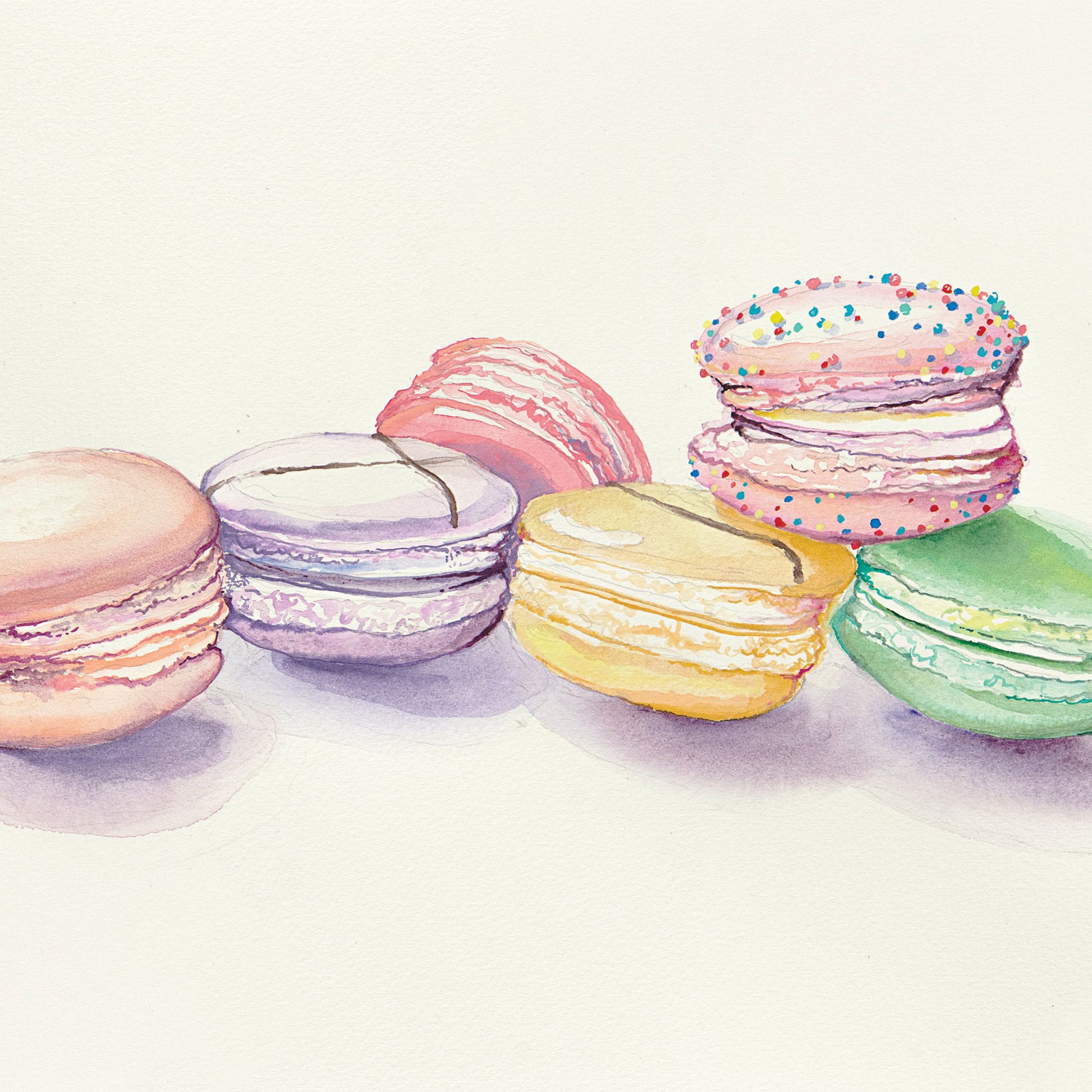 Derwent Pastel Shades Paint Pan Set - Example Image