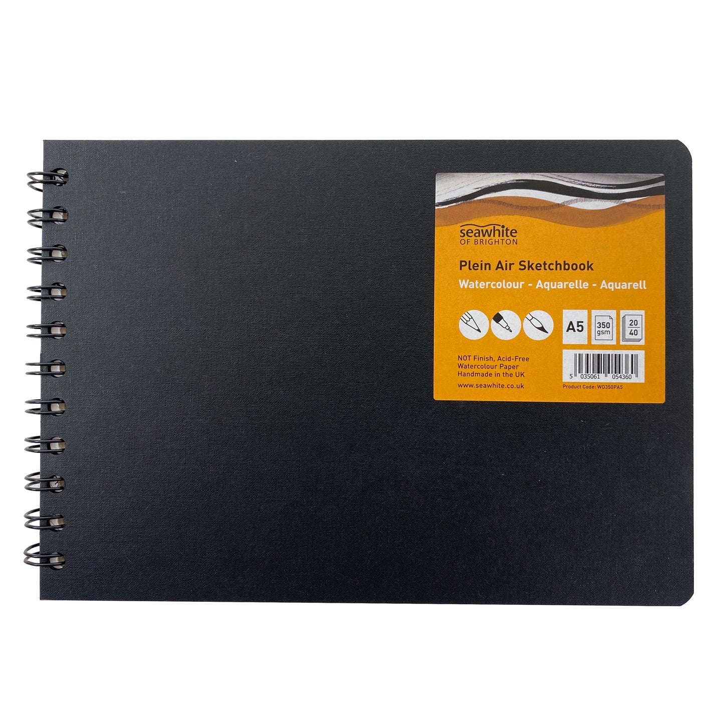 Seawhite Landscape Plein Air Watercolour Sketchbook - A5