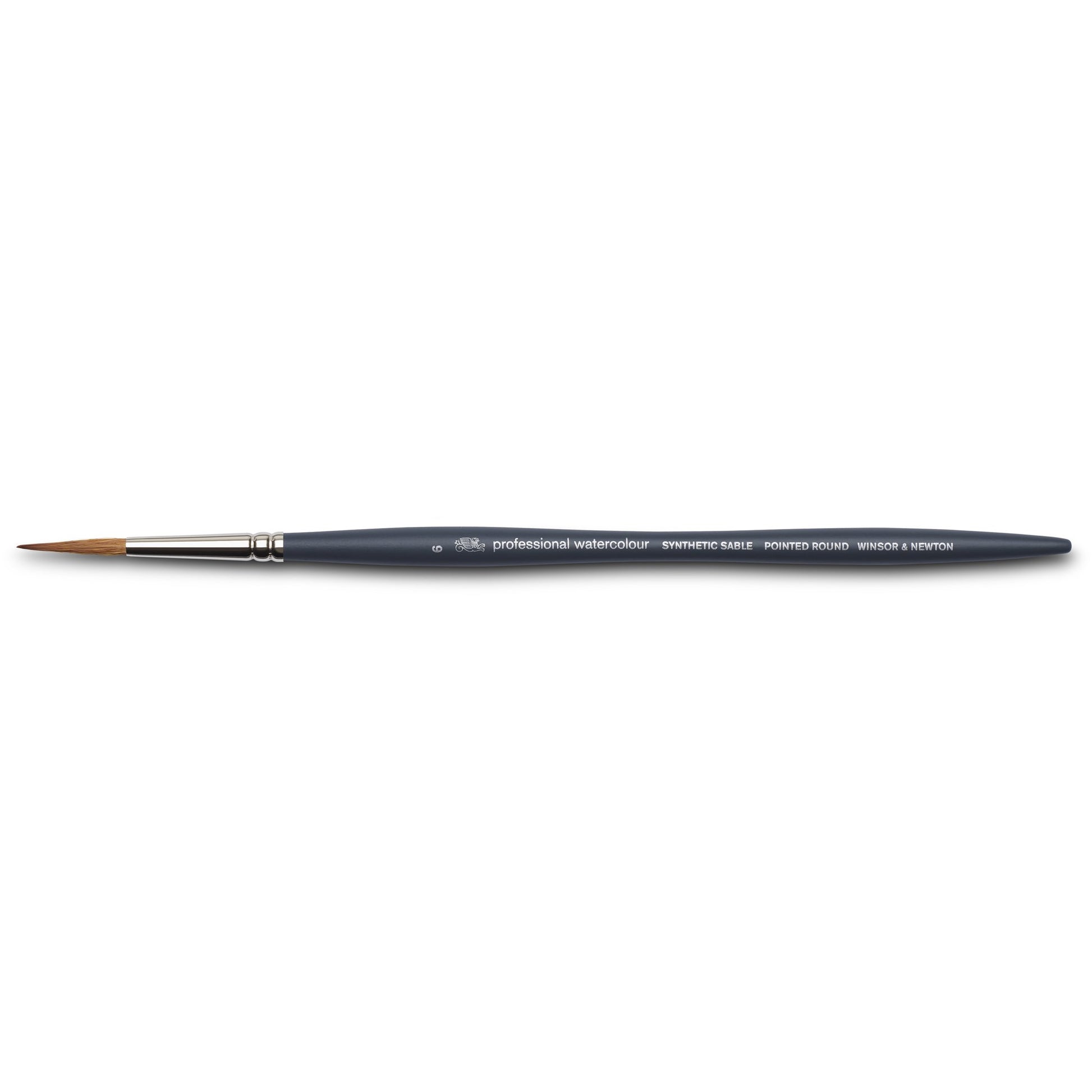 Synthetic Sable Brushes - POINTED ROUND - Size 6