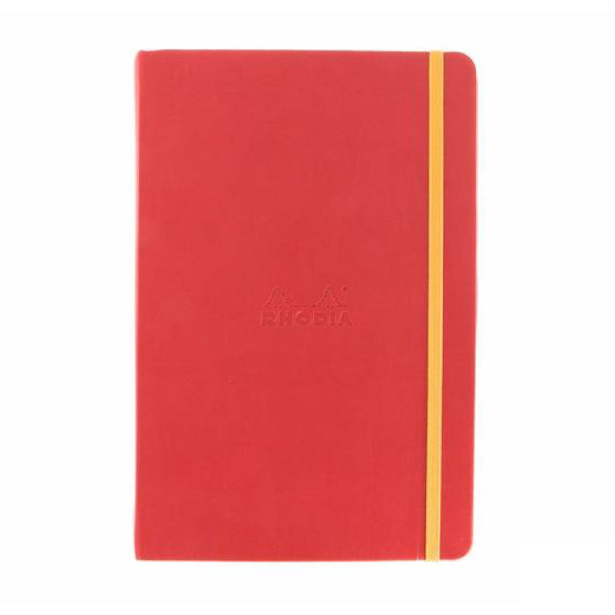 Rhodiarama Lined Pocket Journal  9cm x 14cm - 'Poppy' Colour