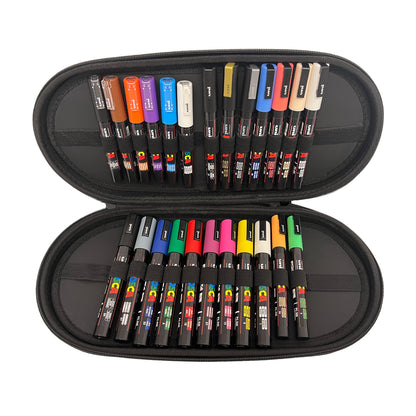Uni POSCA Marker Pen - Set of 24 - Case Open
