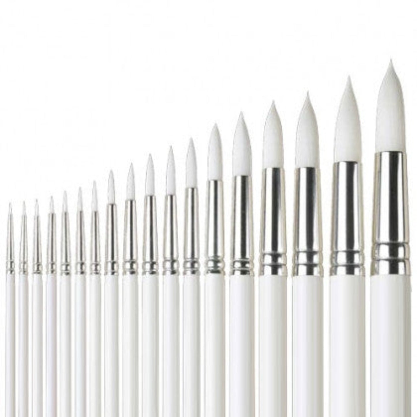 Pro Arte Polar Round White Nylon Series 31 - Bristles Closeup