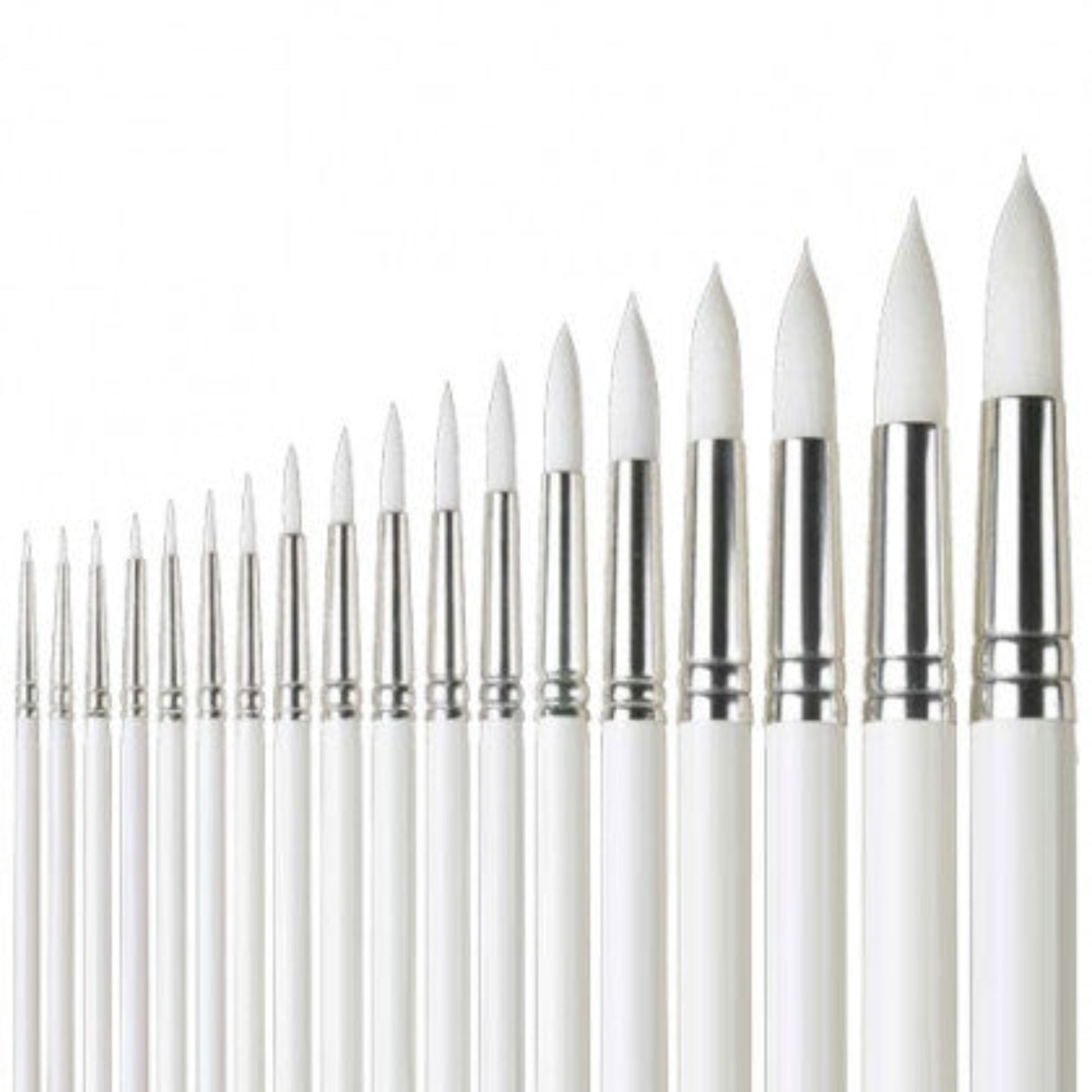 Pro Arte Polar Round White Nylon Series 31 - Bristles Closeup