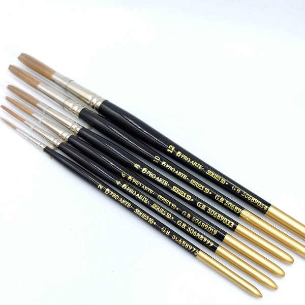 Pro Arte Prolene Signwriting Brushes - Series 10