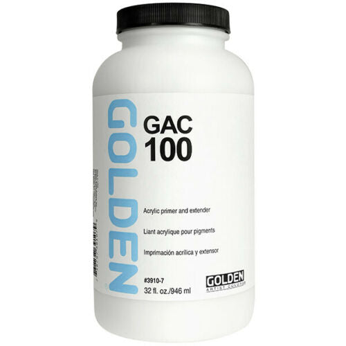 GOLDEN GAC100 - Acrylic Primer and Extender - 946ml (32 fl. oz.)
