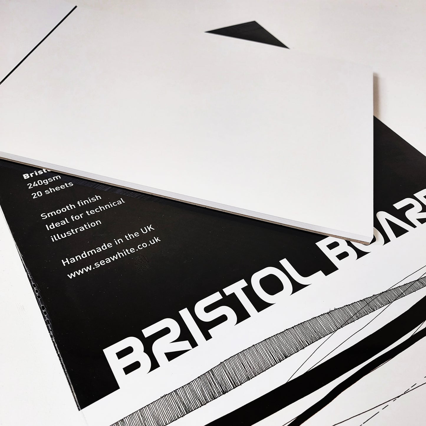 Seawhite Bristol Board Pad - 240gsm - 20 Sheets