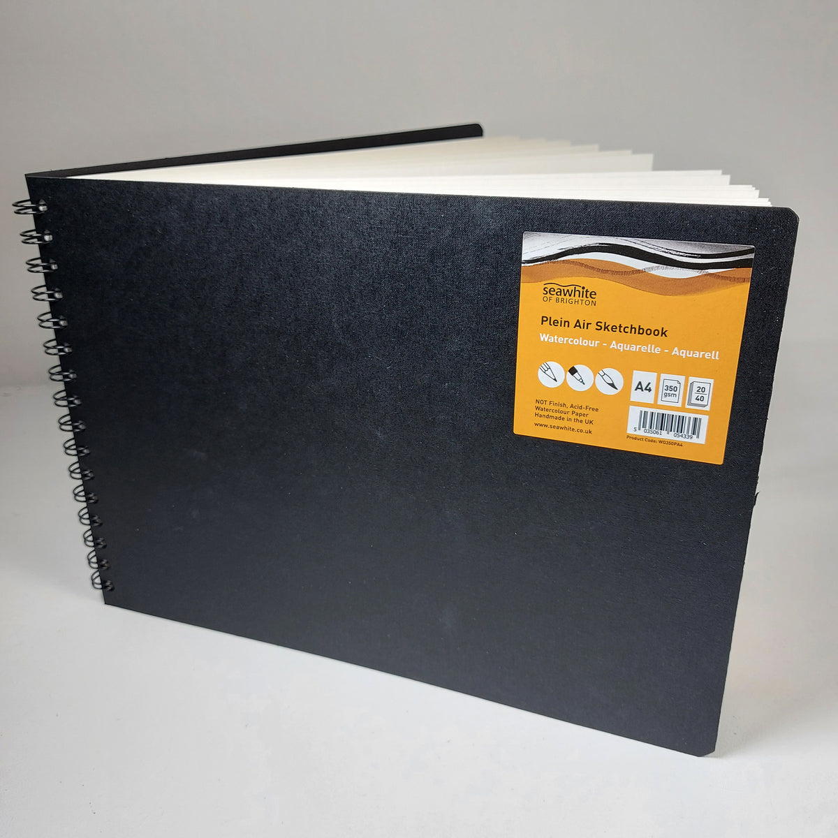 Seawhite Landscape Plein Air Watercolour Sketchbook 350gsm 20 Sheets