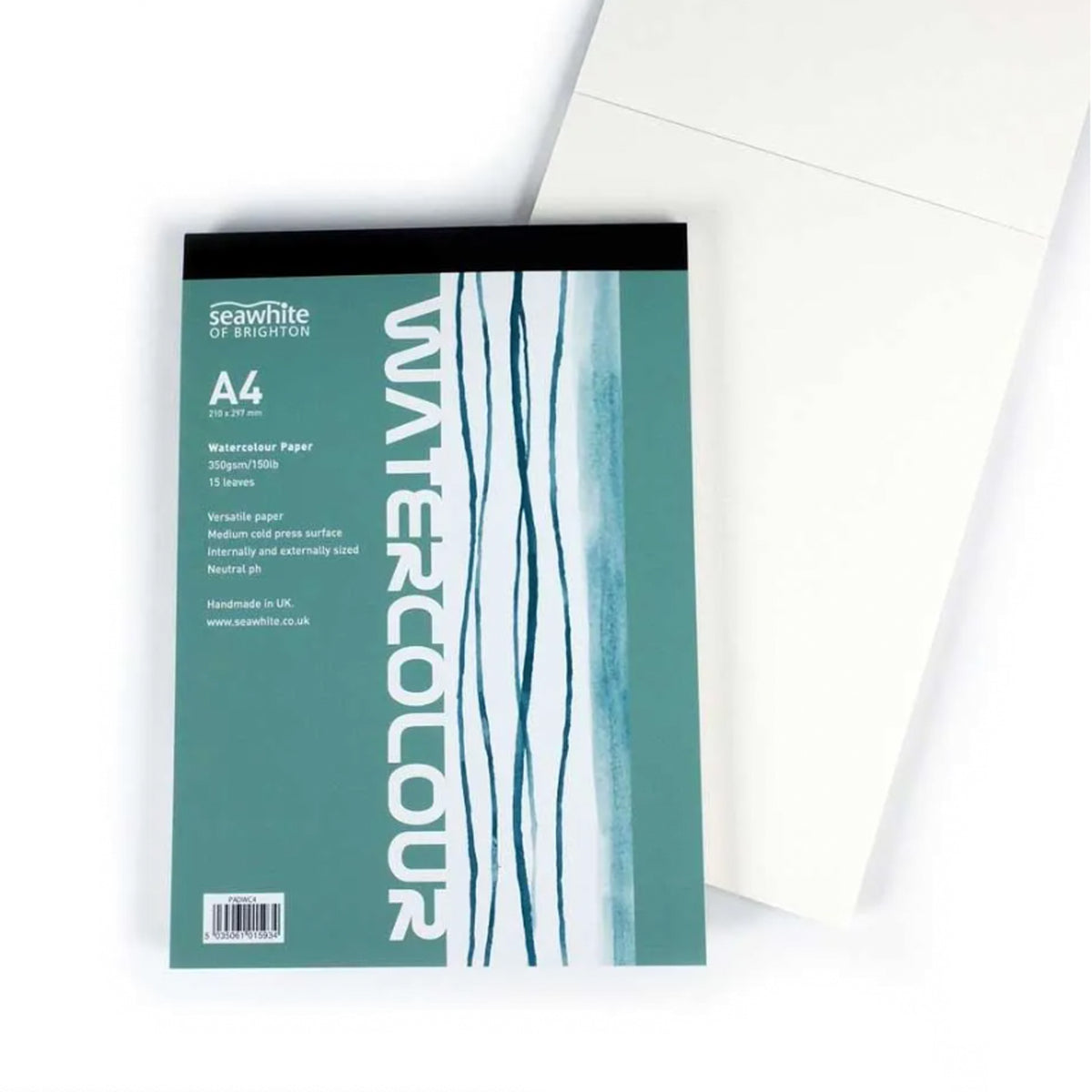 Watercolour Glued Pad 350gsm 15 Sheets