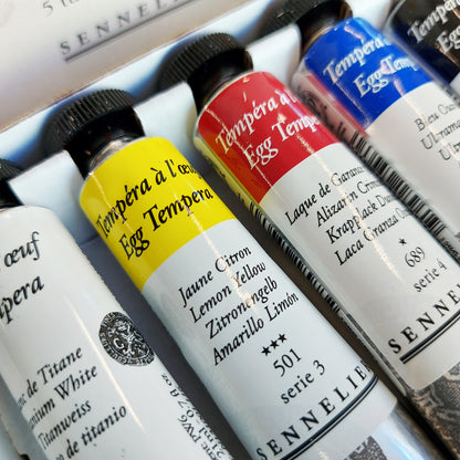 Sennelier Egg Tempera Starter Set Closeup