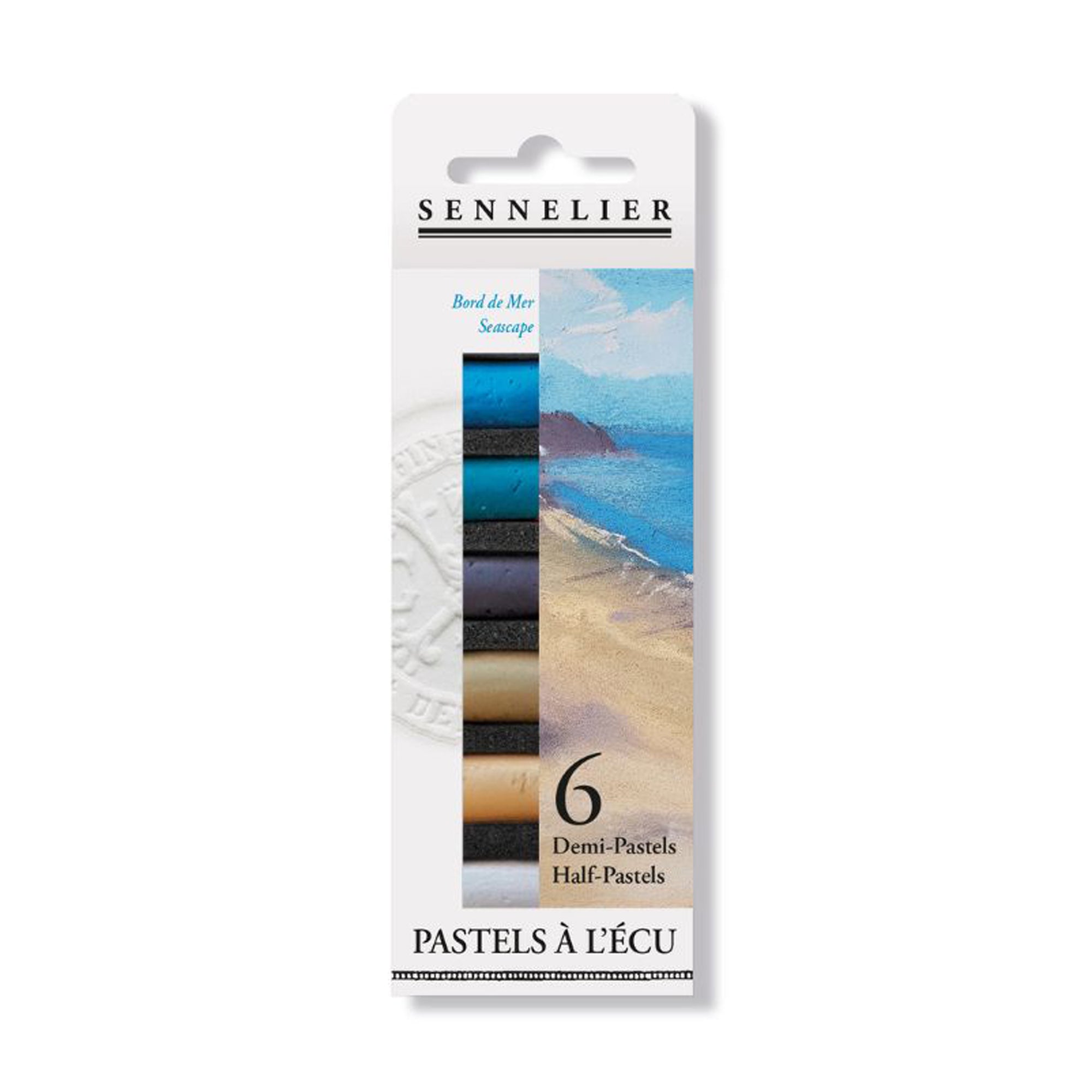 Sennelier Soft Pastels Half Stick - Set of 6 - Seascape