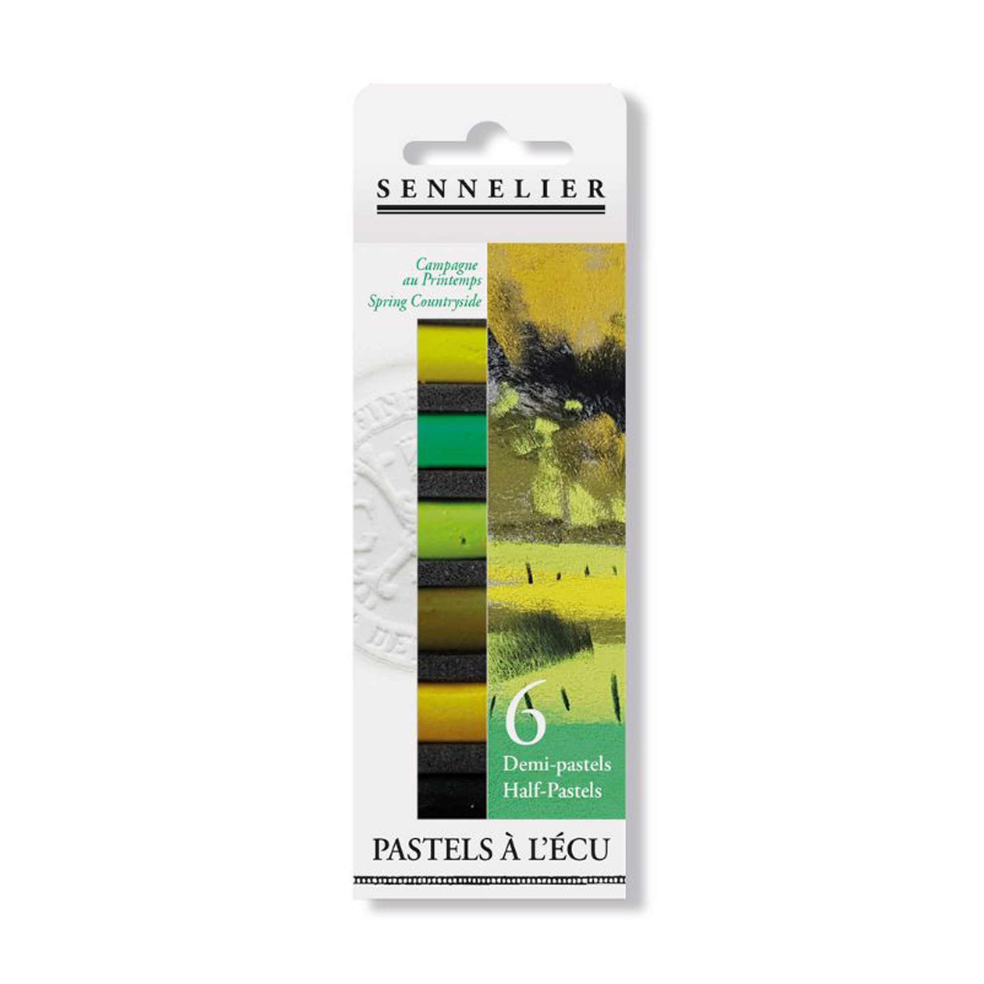 Sennelier Soft Pastels Half Stick - Set of 6 - Spring Countryside