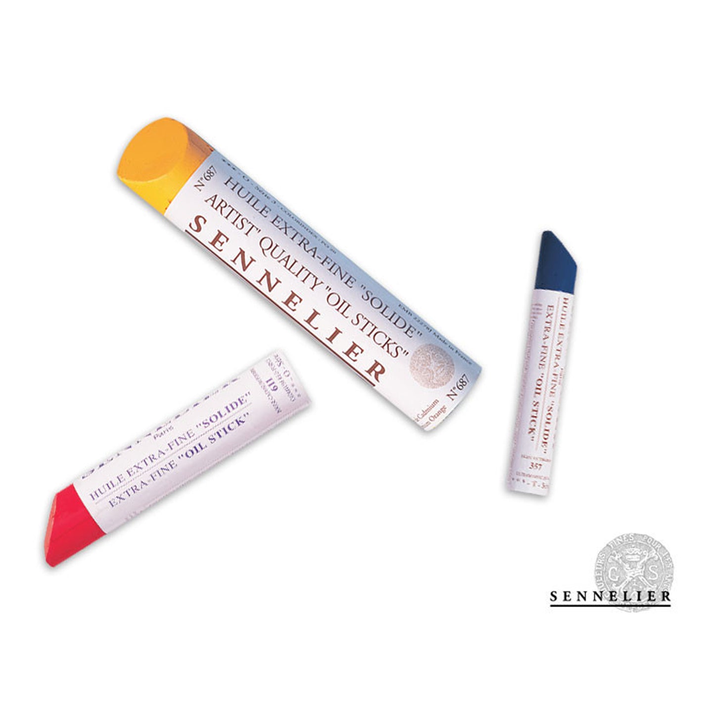 Sennelier Oil Sticks - Wooden Box Set 12 x 38ml