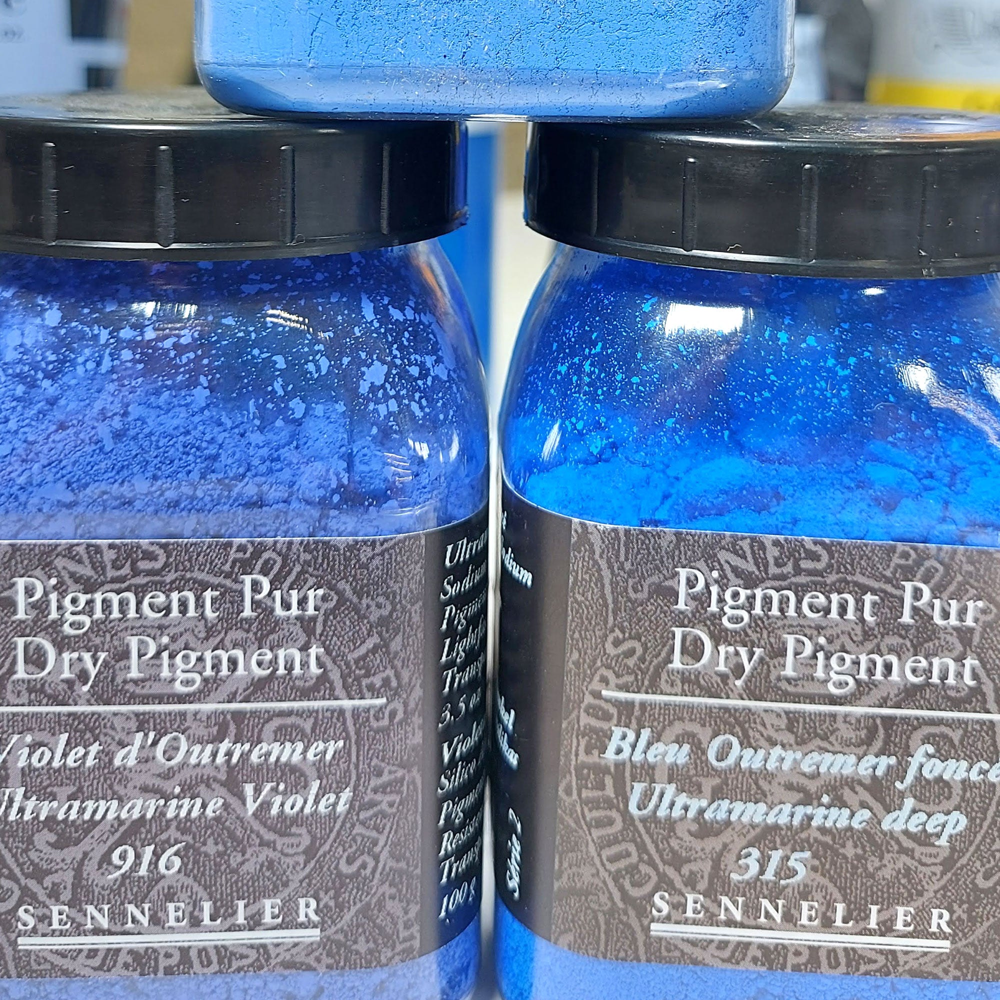 Pigment poudre graphite pure Sennelier pot 100g