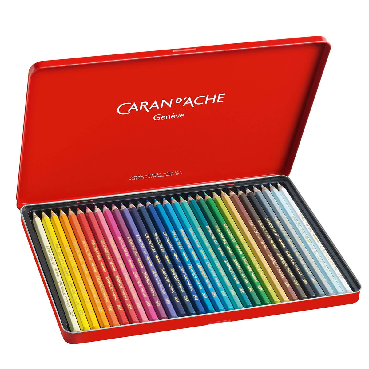 Matite Acquerello Caran D'Ache Supracolor Soft - Set Da 40 Colori, Morbide E Idrosolubili - Foto 11