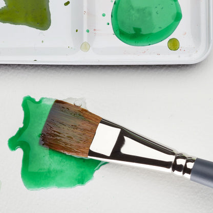 Synthetic Sable Brushes - In use closeup