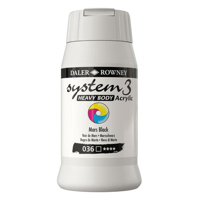 Daler-Rowney System3 HEAVY BODY Paint - 500ml