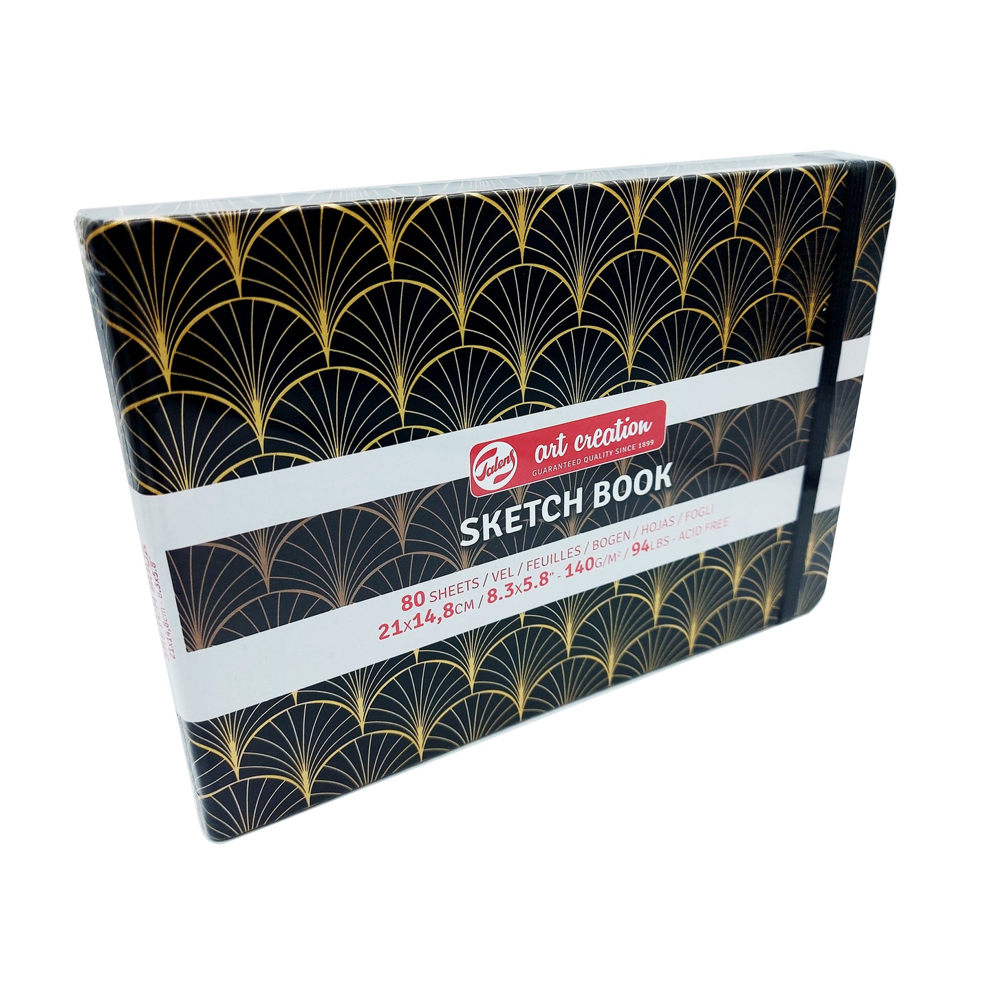 Talens Art Creation Sketch Books - 80 Pages - 140gsm (90Ibs) - Art Deco - 21x14cm