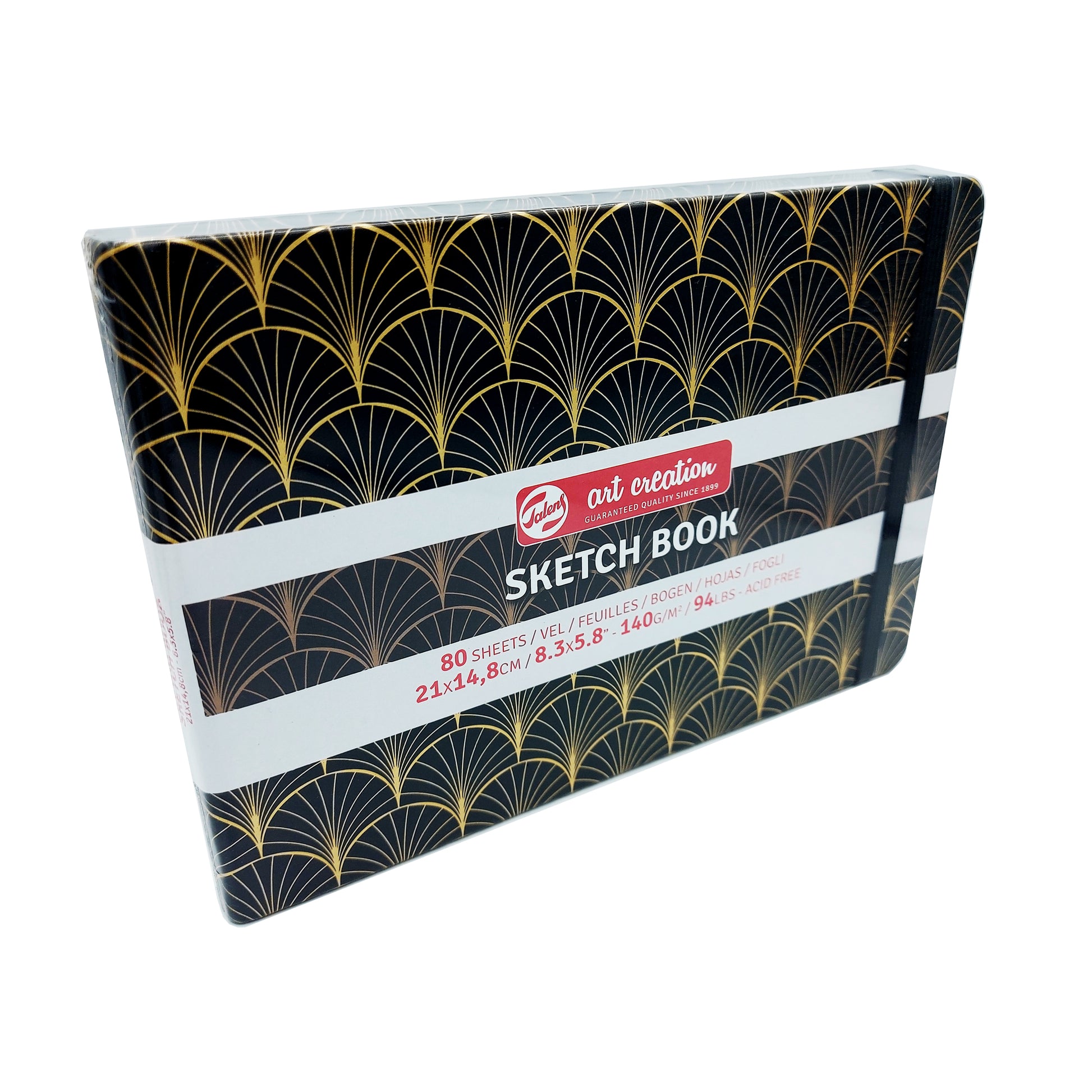 Talens Art Creation Sketch Books - 80 Pages - 140gsm (90Ibs) - Art Deco - 21x14cm