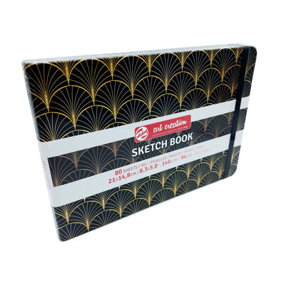 Talens Art Creation Sketch Books - 80 Pages - 140gsm (90Ibs) - Art Deco - 21x14cm
