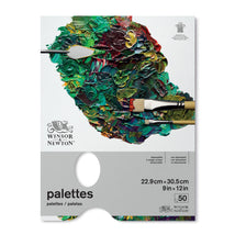 Winsor & Newton Disposable Tear-Off Palettes - 50 Sheets - 9