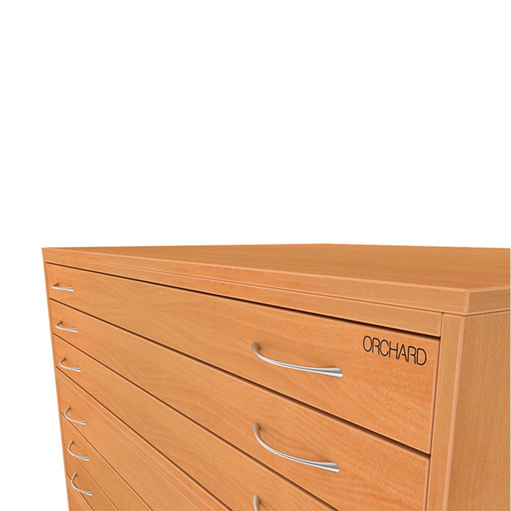 Wooden Plan Chest Traditional