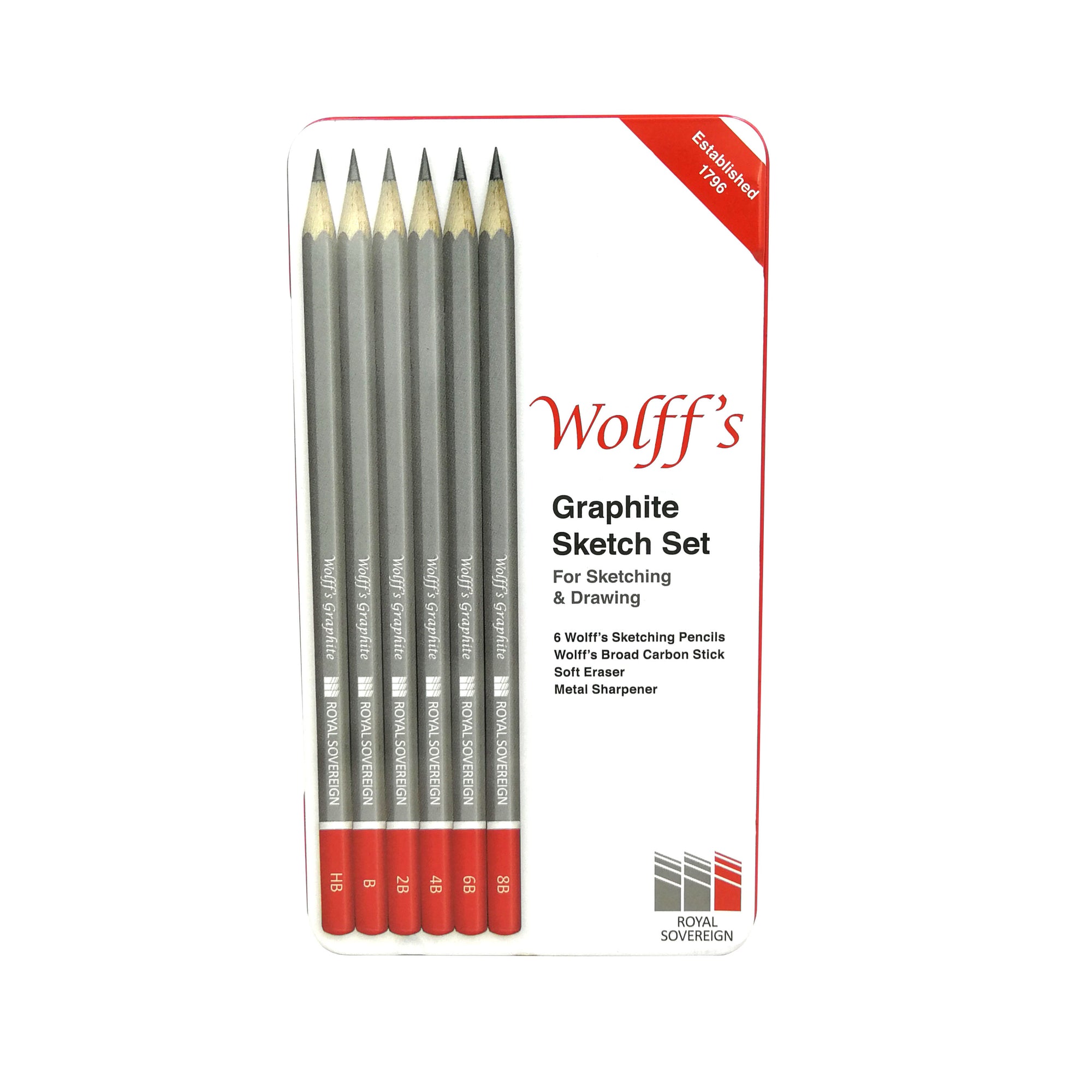 Castle Art Supplies 100 Piece Drawing & Sketching Set | Graphite, Charcoal, Pastel, Metallic & Water Soluble Pencils + Sticks, Fineliners | for
